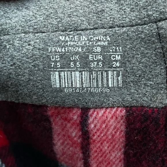 Fossil Knee High Lug Sole Heeled Tall Leather Boots - Picture 8 of 11